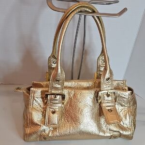 XOXO Metallic Gold Shoulder Bag